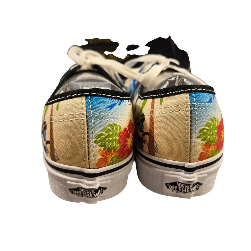 Disney Vans‎ Authentic Mickey and Friends Hawaiian Sneakers Mens 4.5 Womens 6.0
